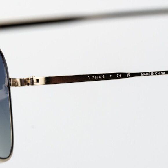 SALE! Vogue Women Sunglasses Gold Blue Gradient Butterfly VO4232S 848/4L NEW main image 5